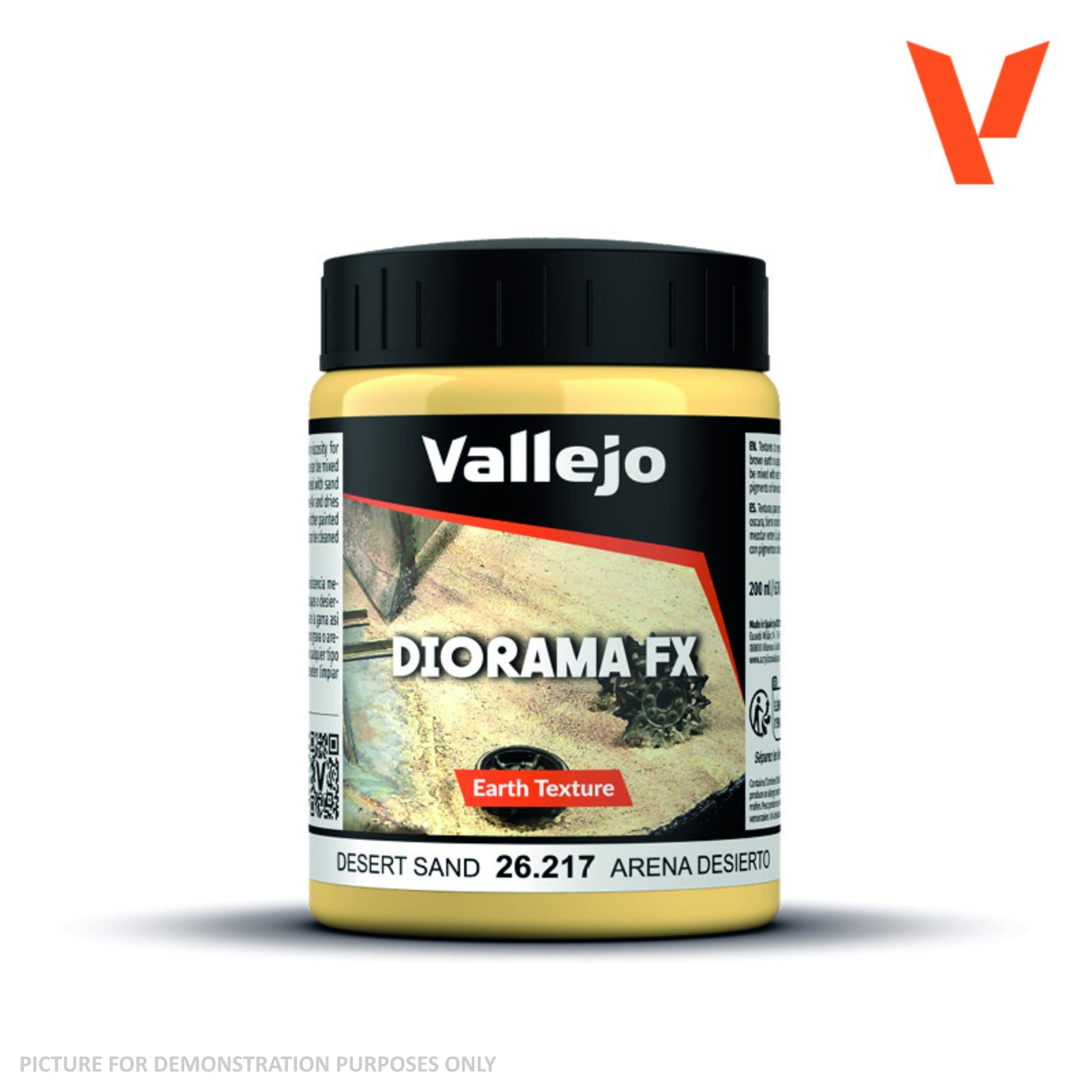 Vallejo Diorama Effects - 26.217 Earth Texture Acrylic Desert Sand 200ml